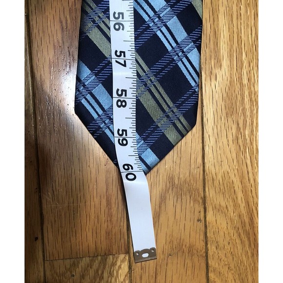 MICHAEL KORS Men's 100% Silk Tie Plaid - Picture 2 of 5